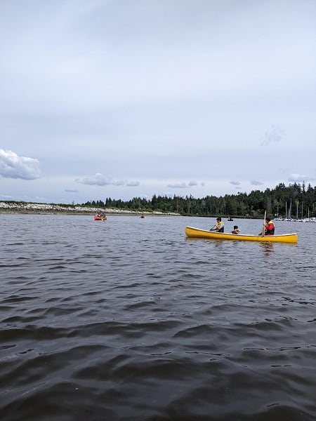 canoeing fun