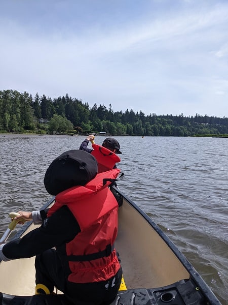 canoeing fun