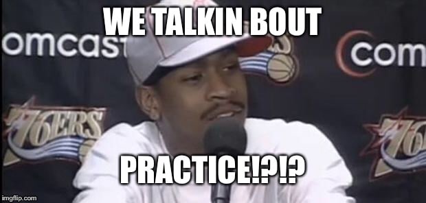 Allen Iverson practice