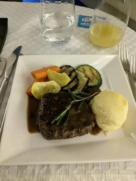 EVA air business class