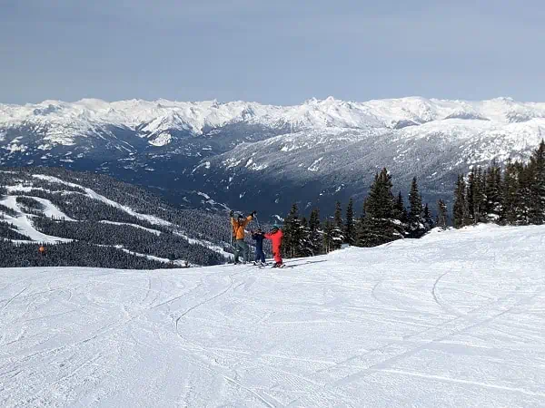 skiing