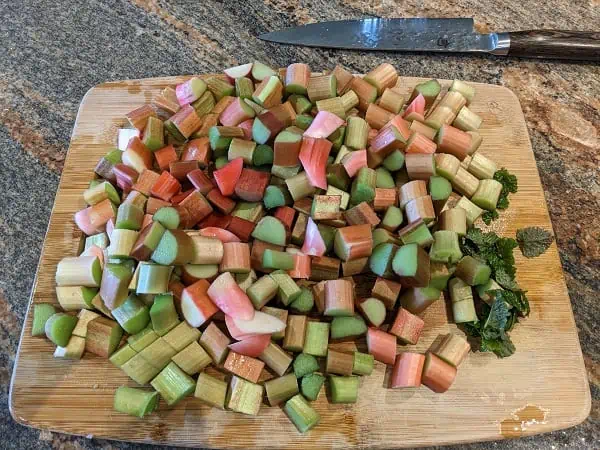 rhubarb...yum