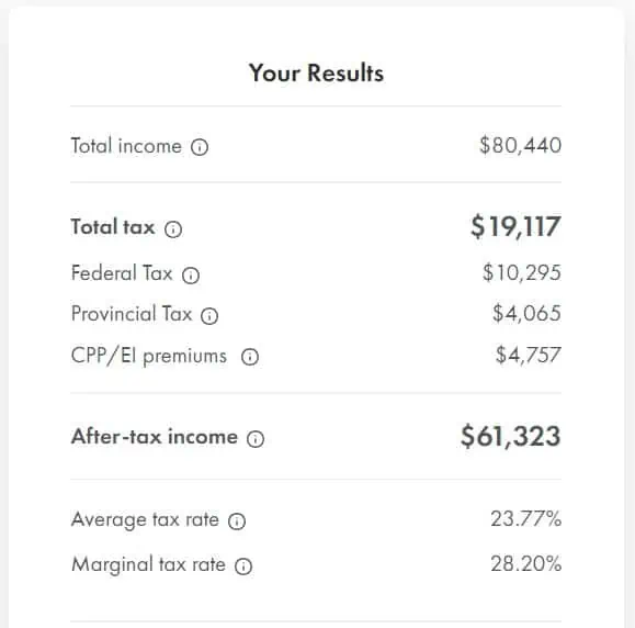 dividend stock tax calculation