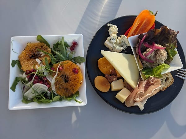Hors d'oeuvre at Westin Club lounge