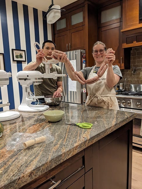 making sausages