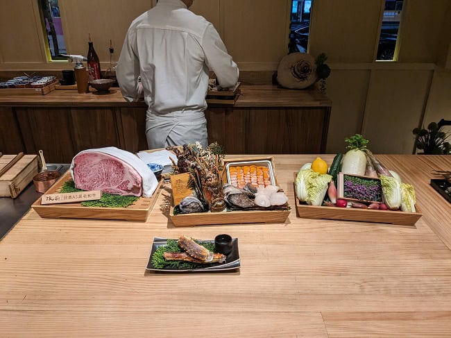 teppanyaki dinner