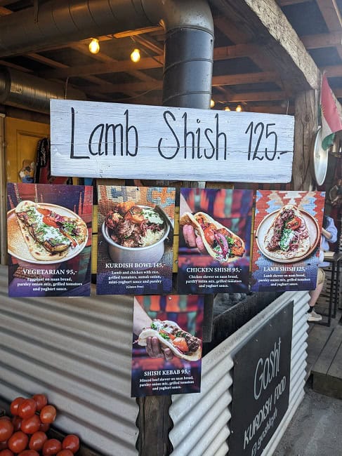 Dining out is very expensive in Denmark…