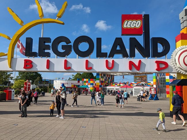 We spent the whole day in Legoland