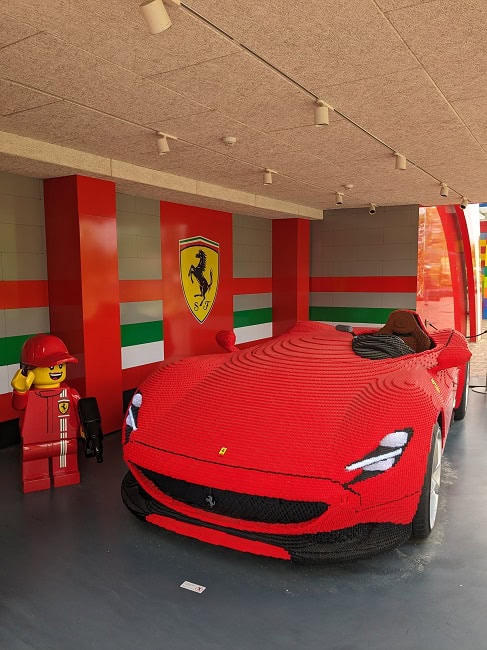 A cool Lego Ferrari car
