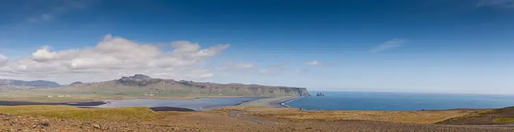 Panoramic view from Dyrhólaey