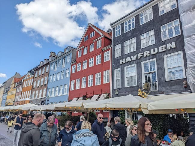 Visiting Nyhavn, one of the most popular tourist spots in Copenhagen