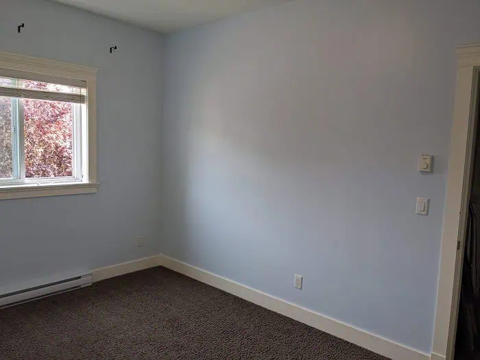 Painting Kid 1.0’s room. He picked out the paint colour himself.