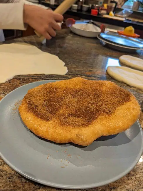 A delicious beaver tail. Yum!