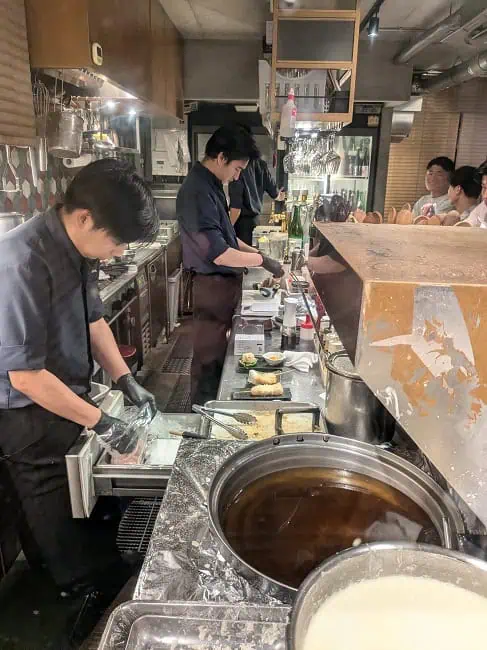 A delicious tempura restaurant I found for Saturday dinner
