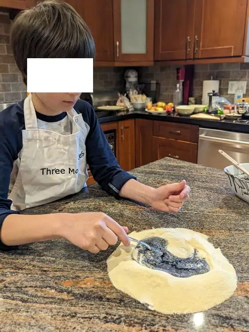 making pasta