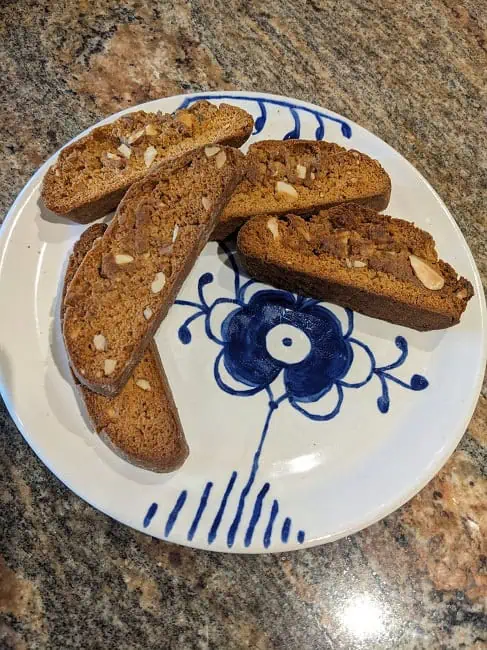 Home-made biscotti