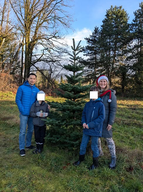 Picking out our Christmas tree
