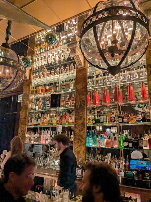 On the first night, my coworker based in Barcelona took us to a fancy bar after dinner
