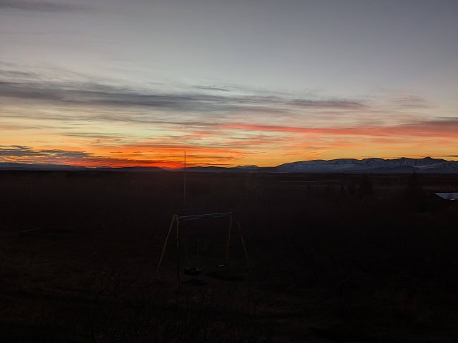 Iceland sunrise