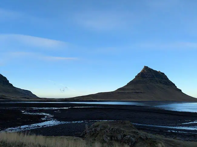 Kirkjufell again from a distance