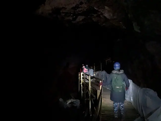 Needless to say, it was quite dark in the cave