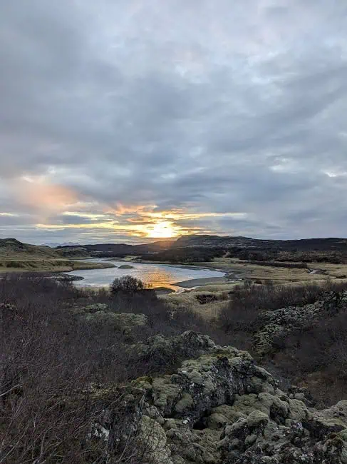 Another stunning sunset while in Iceland