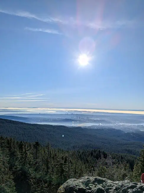Nice view at the top of Dog Mountain