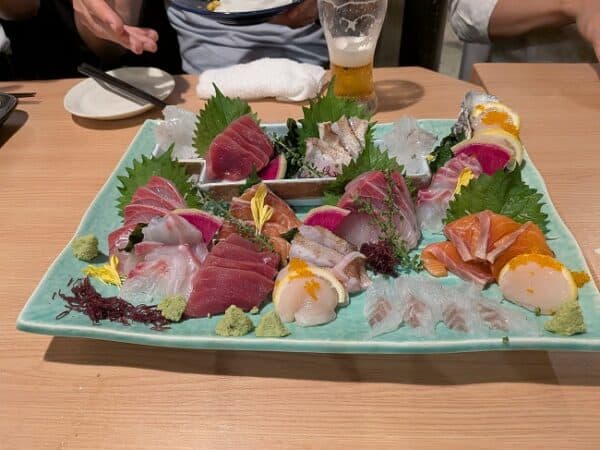 You can’t go wrong with sashimi in Japan
